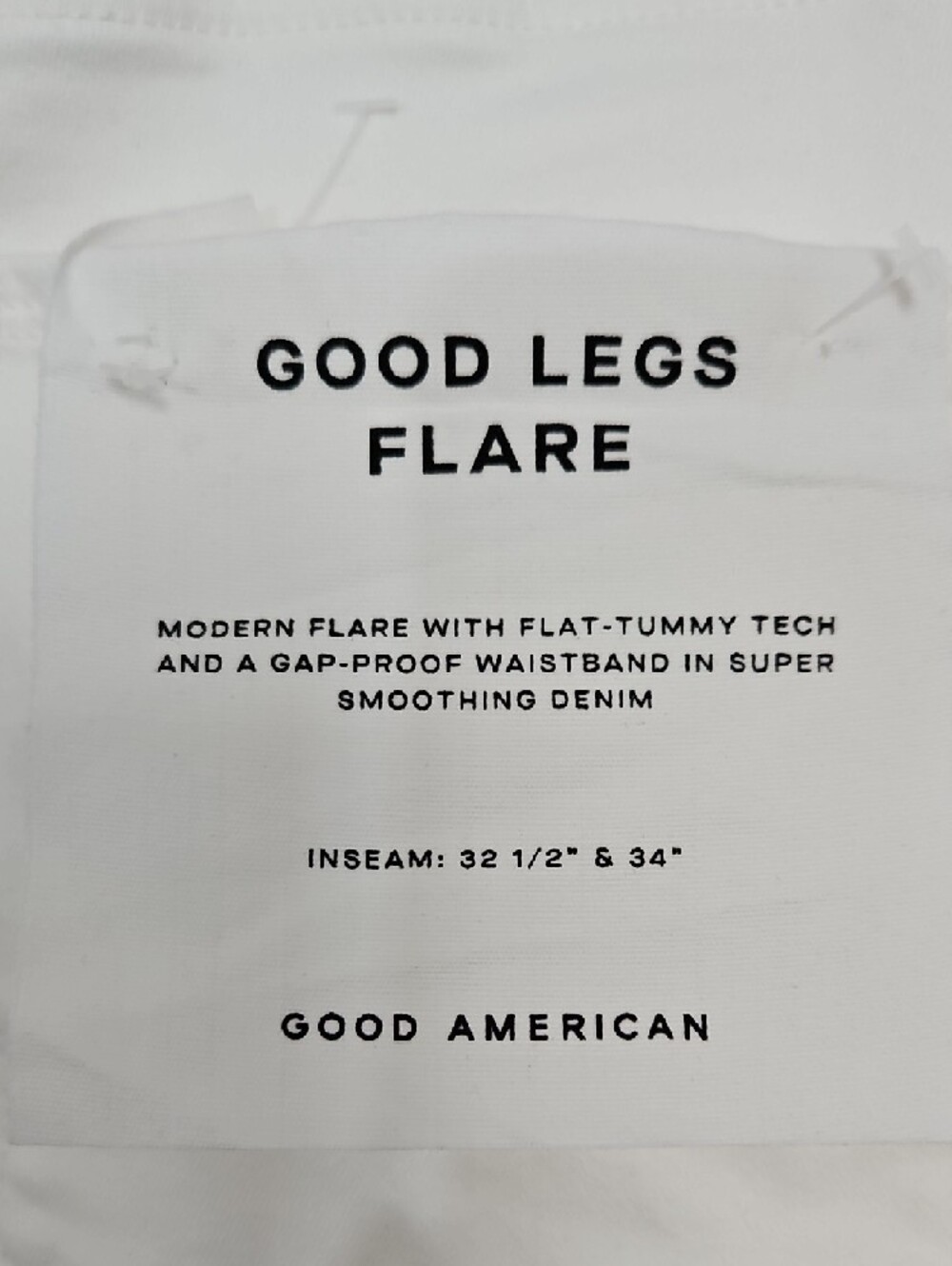 Good American White Flare Jeans - High Rise Wide Leg - Picture 3 of 11